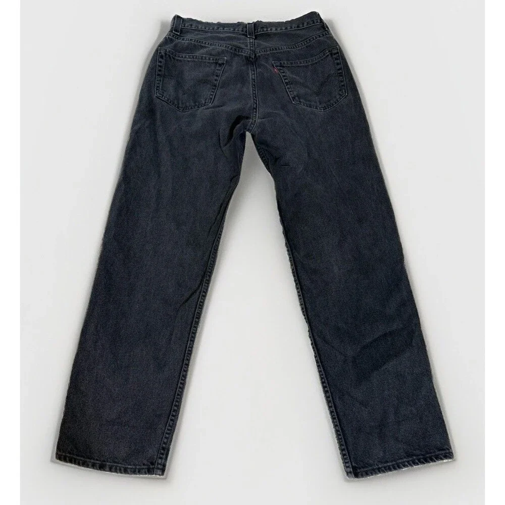 Levi’s 550 Relaxed Fit Jeans Mens 34x34 Black Denim